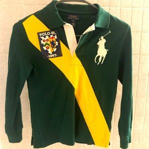 Vintage Ralph Lauren Boys Long Sleeve Polo Shirt